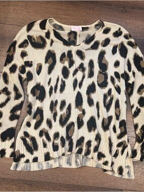 Pink Lily Leopard Print in Beige, Black & Brown LIMITED TIME SHIPPING DISCOUNT!